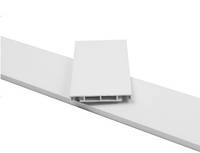 Лиштва пластикова для металопластикових дверей WDS 80 мм колір білий