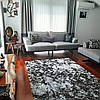 Чорний килим із бахромою 200*300 см REFORM CARPET IMAJ 1902, у вітальню, у спальню, на кухню. Туреччина, фото 2