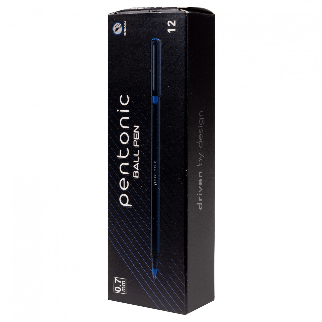 Ручка кулькова LINC Pentonic 0,7 мм синя, 12 шт (411991), фото 1