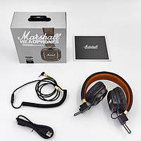 Bluetooth наушники Marshall Major II brown беспроводные коричневые