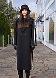 Стильне жіноче класичне 3-х кольорове пальто ПВ-187, фото 2