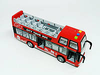 Автобус двухэтажный Wenyi "City tour bus" Красный wy916a-1