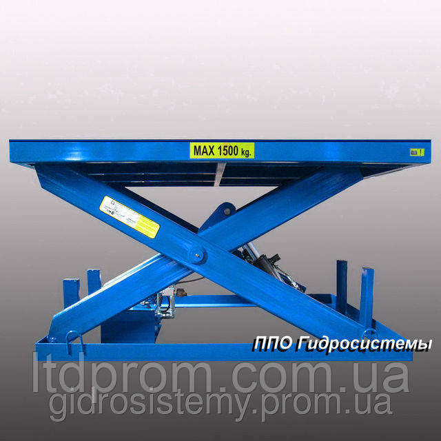 Підіймальна вантажна платформа ножичного типу, фото 1