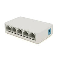 Коммутатор Fast FS105C 5 портов Ethernet 10/100 Мбит/сек, BOX Q80