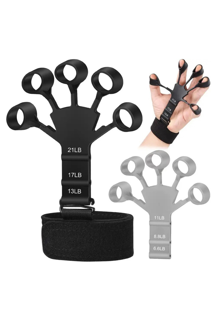 Силіконовий еспандер тренажер для пальців 167418P, фото 1