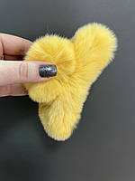 Шпилька — крабик для волосся, жовта