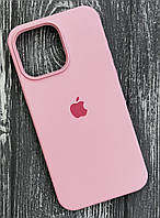 Чехол Silicone Case Full Protective (AA) для Apple iPhone 15 Pro Розовый/Light Pink