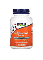 Now Foods, L-tyrosine, L-тирозин, 500 мг, 120 капсул