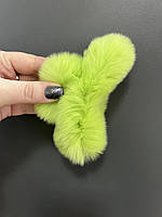 Шпилька — крабик для волосся, салатова