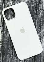 Чехол Silicone Case Full Protective (AA) для Apple iPhone 15 Plus Белый/White