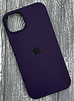 Чехол Silicone Case Full Protective (AA) для Apple iPhone 15 Plus Фиолетовый/Elderberry