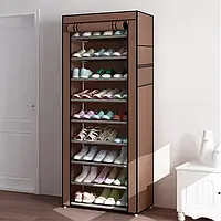 Шкаф-органайзер для обуви тканевый на 9 полок shoe cabinet, Каркасный шкаф для обуви 30 пар