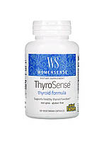 Natural factors, WomenSense, ThyroSense, формула щитовидної залози, 60 вегетаріанських капсул