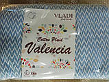 Плед VLADI бавовняний "Валенсія" 200*220 рис. зігзаг, фото 2