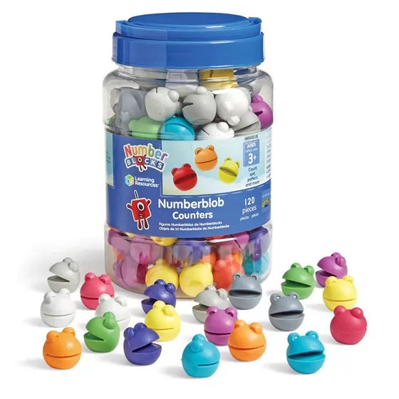 Ігровий набір для навчання лічбі Learning Resources - Веселі жабки Numberblobs HM94490-UK, фото 1