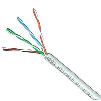 Стандартный сетевой кабель ATCOM (3799) Cat.5e UTP 0,48 ммм CCA 305M.