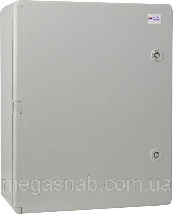 Корпус з АБС-пластику, непрозорі дверцята (40*50*18) ІР65 UBox