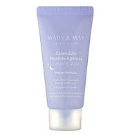 Нічна anti-age маска з календулою та пептидами Mary&May Calendula Peptide Ageless Sleeping Mask 30 г