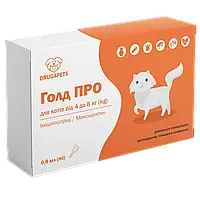 Голд ПРО для котів 4 - 8 кг, 0,8 мл, 1 піпетка