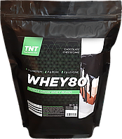 Протеїн для росту м'язів Whey 80% білка Muscle Grow смак шоколадний чізкейк 2 кг TNT Nutrition