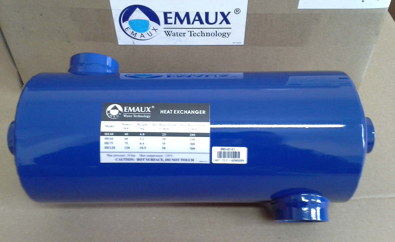 Теплообмінник Emaux HE120 кВт