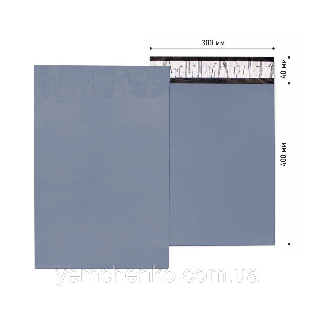 Пакети кур'єрські А3(ш) 300*400(д), мм, полієтиленові, фото 1