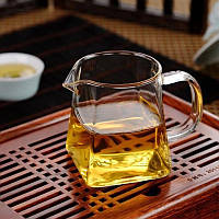 Чахай скляна чотирикутна, гундаобей 300 мл