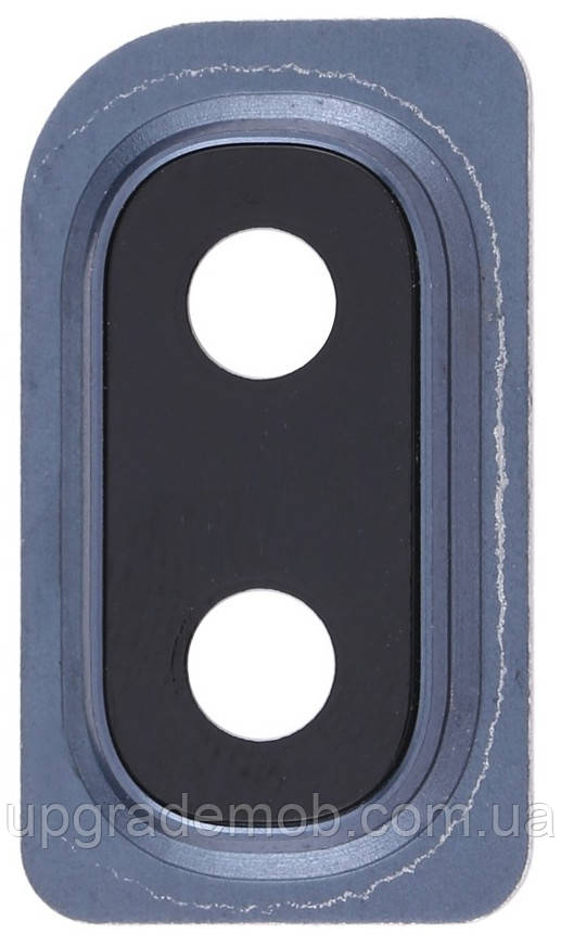 Скло камери Samsung A105 Galaxy A10 /A202 /A205 /A305 /A405 з рамкою чорного кольору, фото 1