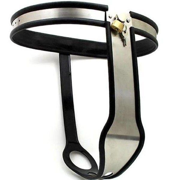 Пояс незайманості для жінок сталевий, регульований, із замком та ключами преміум-класу, фото 1