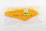 Элемент воздушного фильтра на скутер Suzuki ADDRESS 110 (поролон с пропиткой) (желтый)