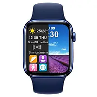 Умные смарт-часы с магнитной зарядкой smart watch SENOIX T500 Pro Синие