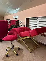 Кушетка LASHMAKER 2 в 1 єкошкіра Білий