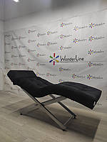 Кушетка LASHMAKER 2 в 1 єкошкіра Білий із сірим