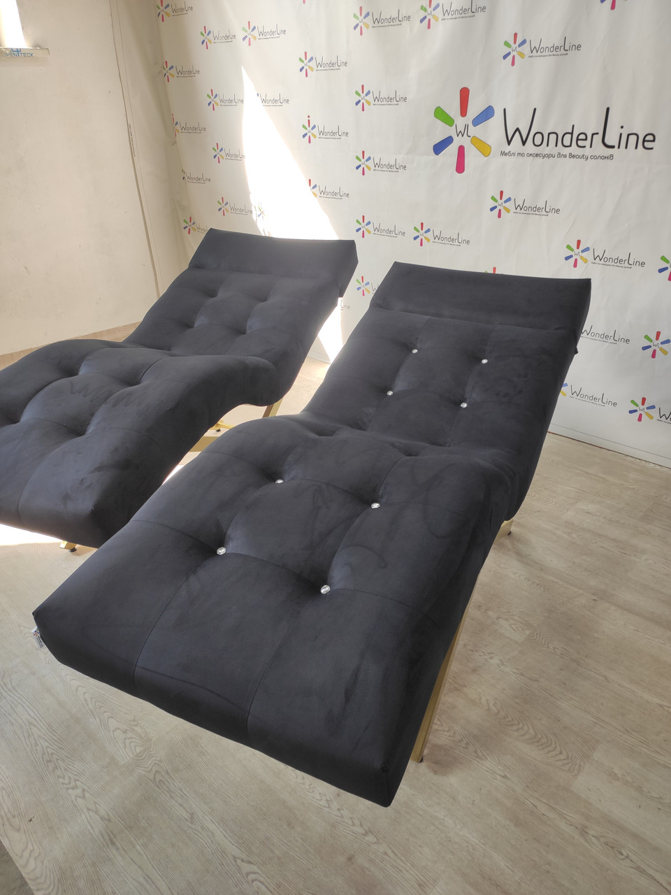 Кушетка LASHMAKER 2 в 1 зі стразами, фото 1