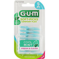 Набір силіконових міжзубних йоржиків «Gum Soft-Picks Comfort Flex Cool Mint Medium» 0,9 мм