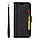 Чохол книжка BetopNice для Xiaomi Redmi Note 12S чорний з ремінцем на руку, фото 2
