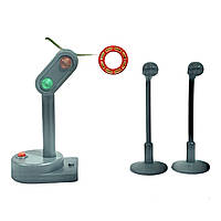 Додатковий елемент світлофор з двома ліхтарями для дерев'яної залізниці Playtive (Brio, Hape, Viga Toys)
