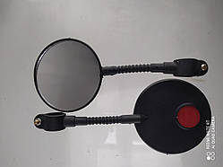 Дзеркала велосипедні круглі (чорні) (mod:JY-3) DS
