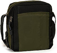 Мужская наплечная сумка планшетка Lanpad LAN82013 green Хаки