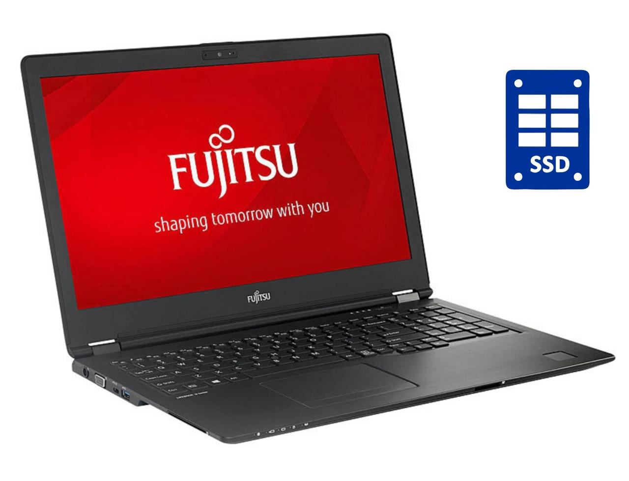 Ноутбук Б-клас Fujitsu LifeBook U758/ 15.6" (1920x1080)/ Core i3-8130U/ 8 GB RAM/ 256 GB SSD/ UHD 620