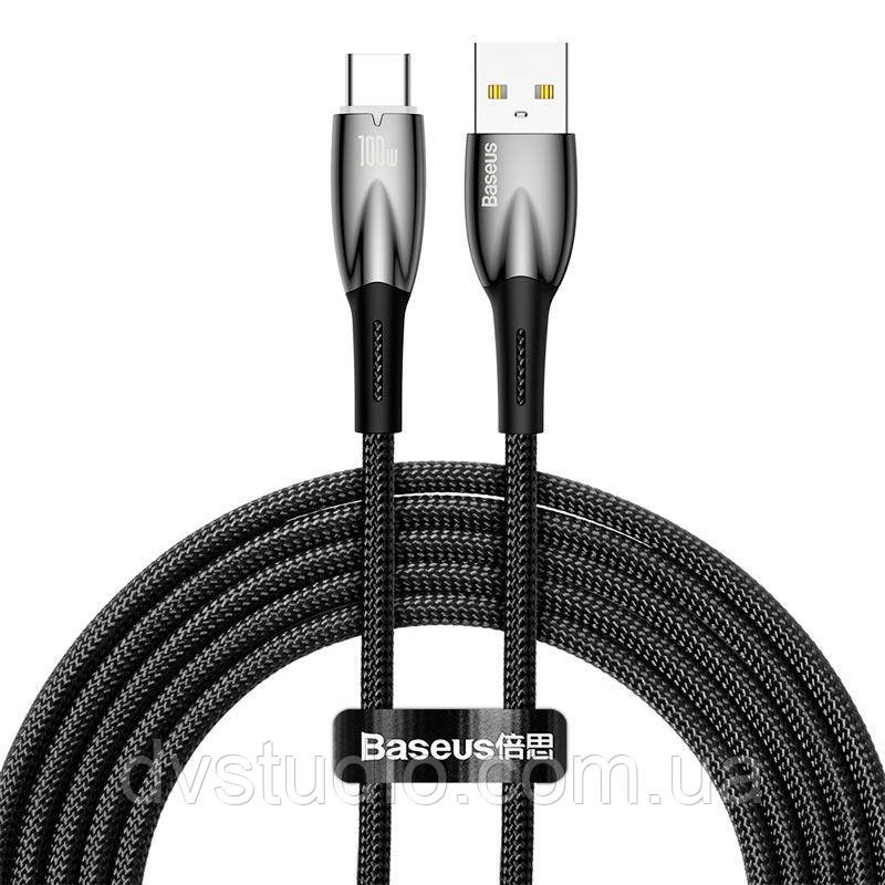 Кабель Baseus Type-C Glimmer Series Fast Charging Data Cable |2m, 100W|