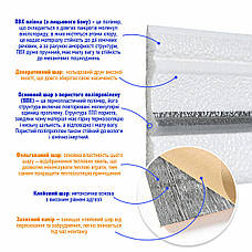 Плінтус РР самоклейний 2300х70х4мм Білий із сірою смужкою (D) SW-00001833, фото 2