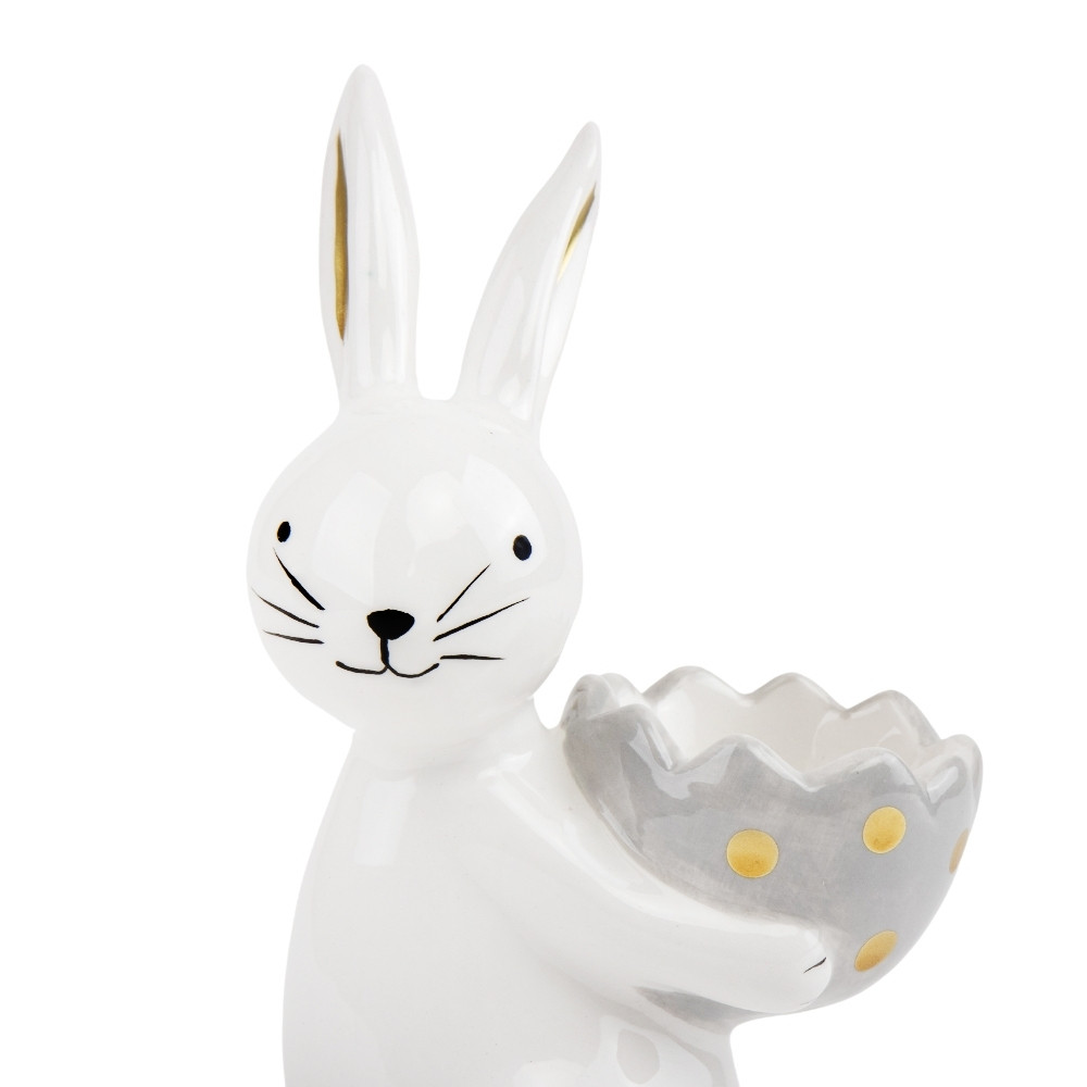 Подставка керамическая под яйцо Пасхальный Кролик 16х9 см 15005-009 - фото 3 - id-p2066931302