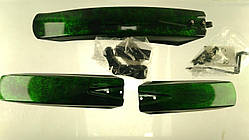 Крила велосипедні (MTB) (чорні з малюнком) (26-28 кол) (mod:3301-RLB, green) KL