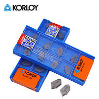 Токарні твердосплавні відрізні пластини KORLOY SP400 PC9030 10 шт канавкові пластин