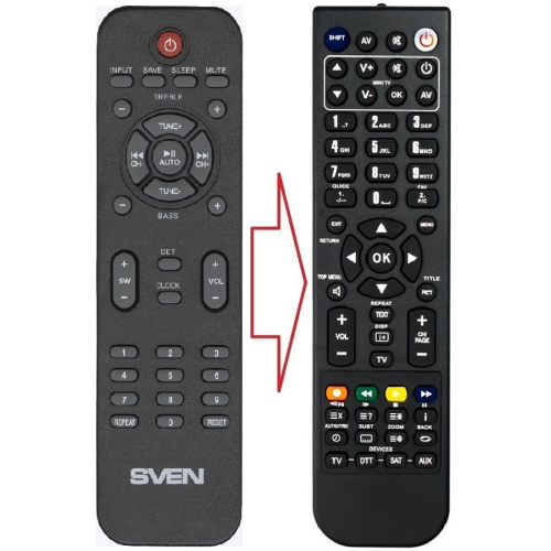 Пульт для SVEN MS-2100 (аналог), фото 1