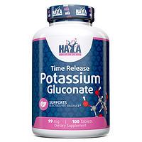 Калий Haya Labs POTASSIUM GLUCONATE 99 mg 100 таблеток