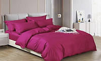 Комплект постельного белья Наша Швейка Сатин Premium+ Сочная фуксия Евро 200х220 см