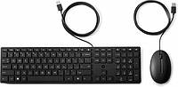 Комплект дротовий HP 320MK мишка і клавіатура, чорний (українська клавіатура)