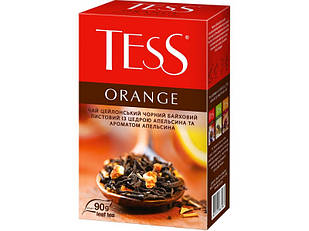 Чай Tess Orange black 90 г листяний чорний